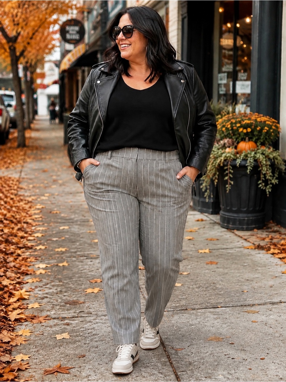 Studio by Torrid Stretch Ponte Pinstripe Pants — Size 20/Short — NWT